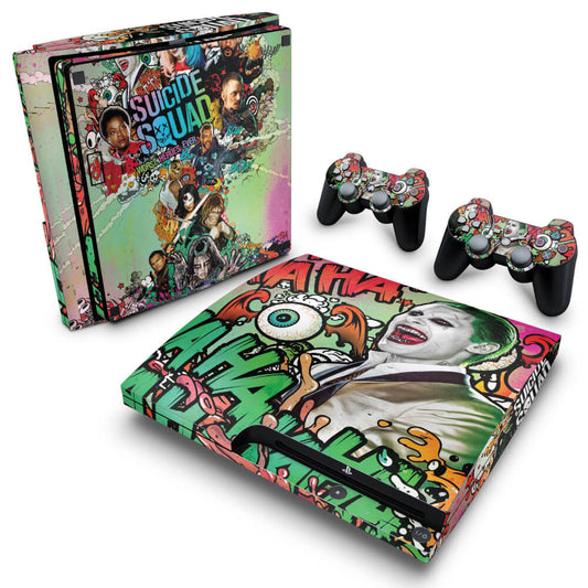 Skin Anti-Rage PS3 Slim - Esquadrão Suicida #B