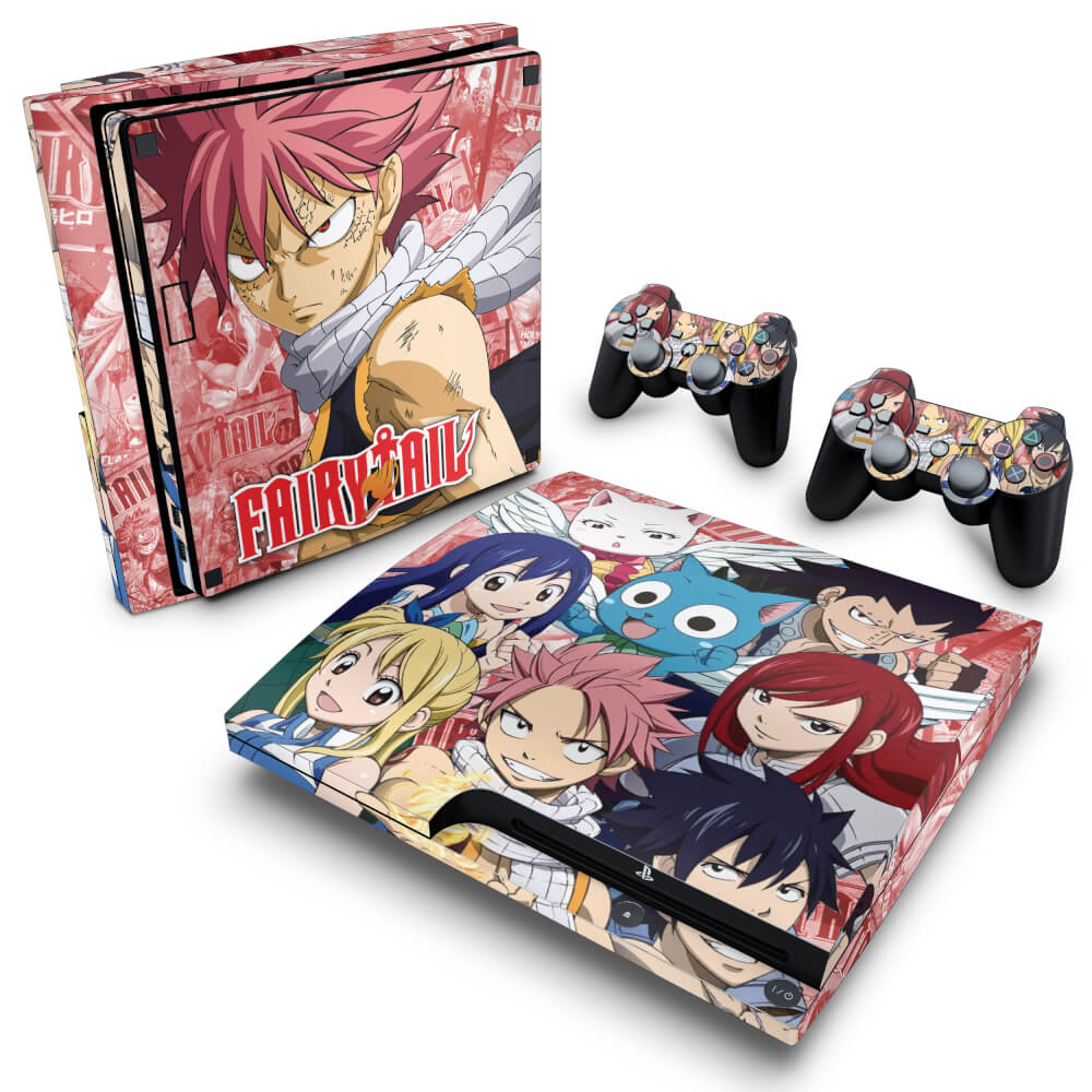 Skin Anti-Rage PS3 Slim - Fairy Tail