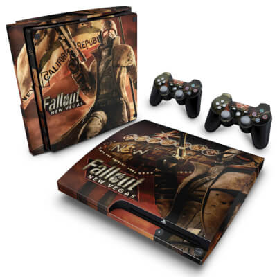 Skin Anti-Rage PS3 Slim - Fallout New Vegas