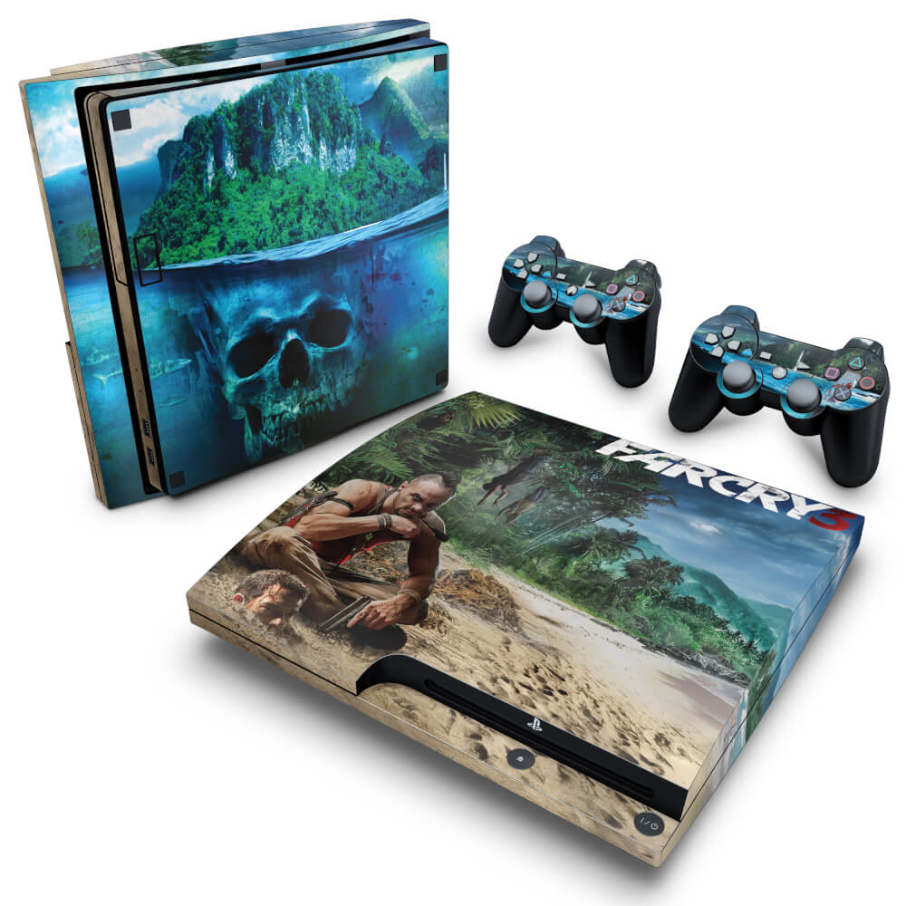 Skin Anti-Rage PS3 Slim - Far Cry 3