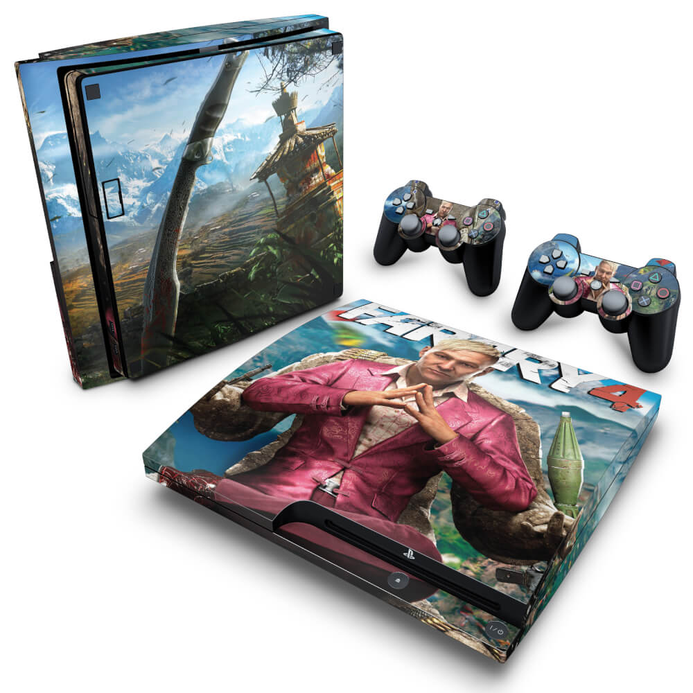 Skin Anti-Rage PS3 Slim - Far Cry 4
