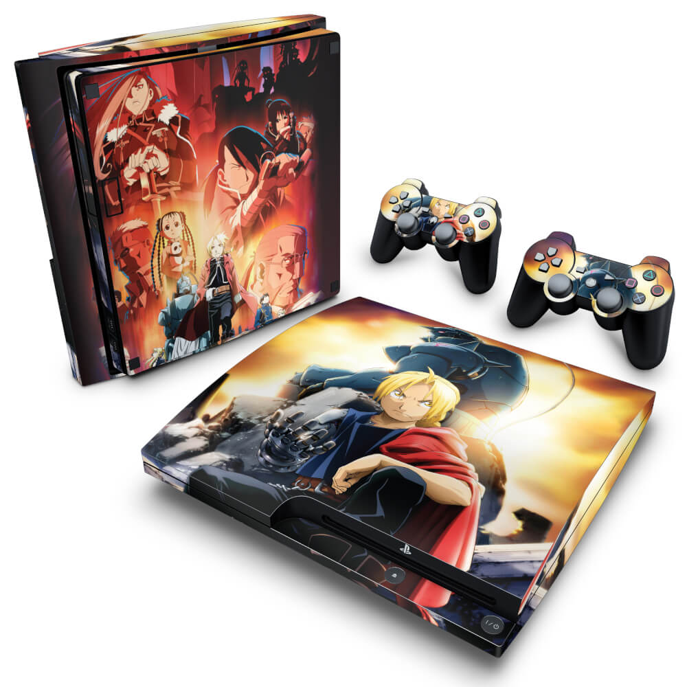 Skin Anti-Rage PS3 Slim - Fullmetal Alchemist: Brotherhood