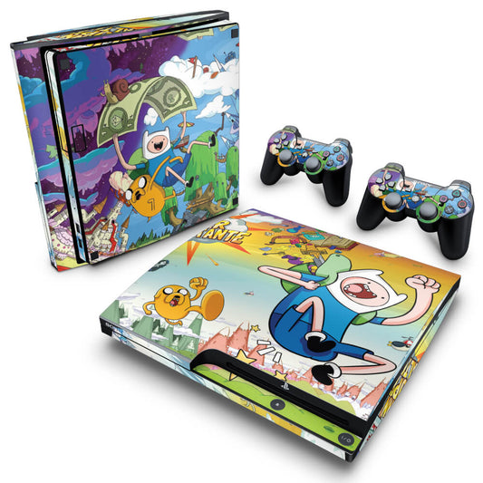 Skin Anti-Rage PS3 Slim - Hora de Aventura