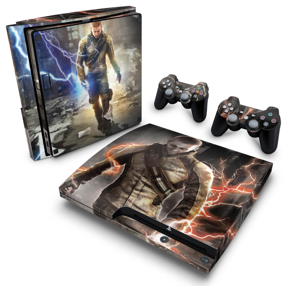 Skin Anti-Rage PS3 Slim - Infamous