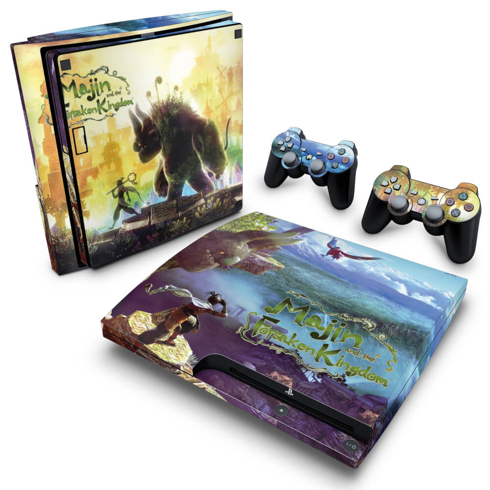 Skin Anti-Rage PS3 Slim - Majin and the Forsaken Kigdom