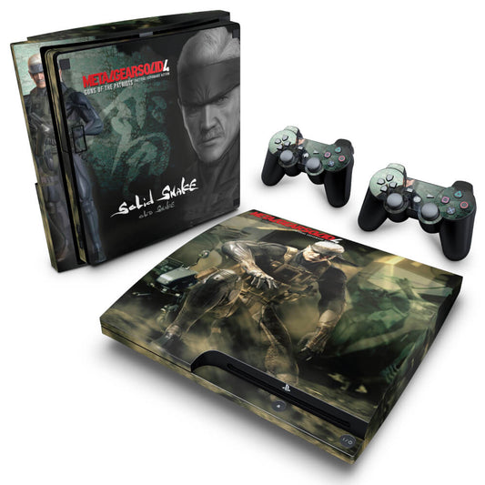 Skin Anti-Rage PS3 Slim - Metal Gear Solid 4