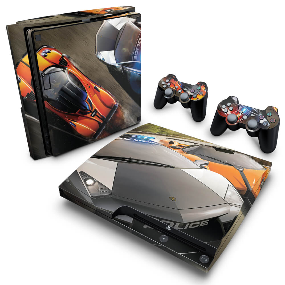 Skin Anti-Rage PS3 Slim - Need for Speed Hot Pursuit