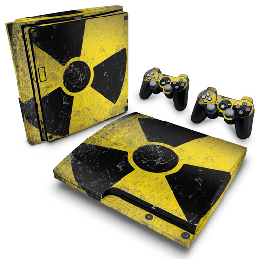 Skin Anti-Rage PS3 Slim - Radioativo