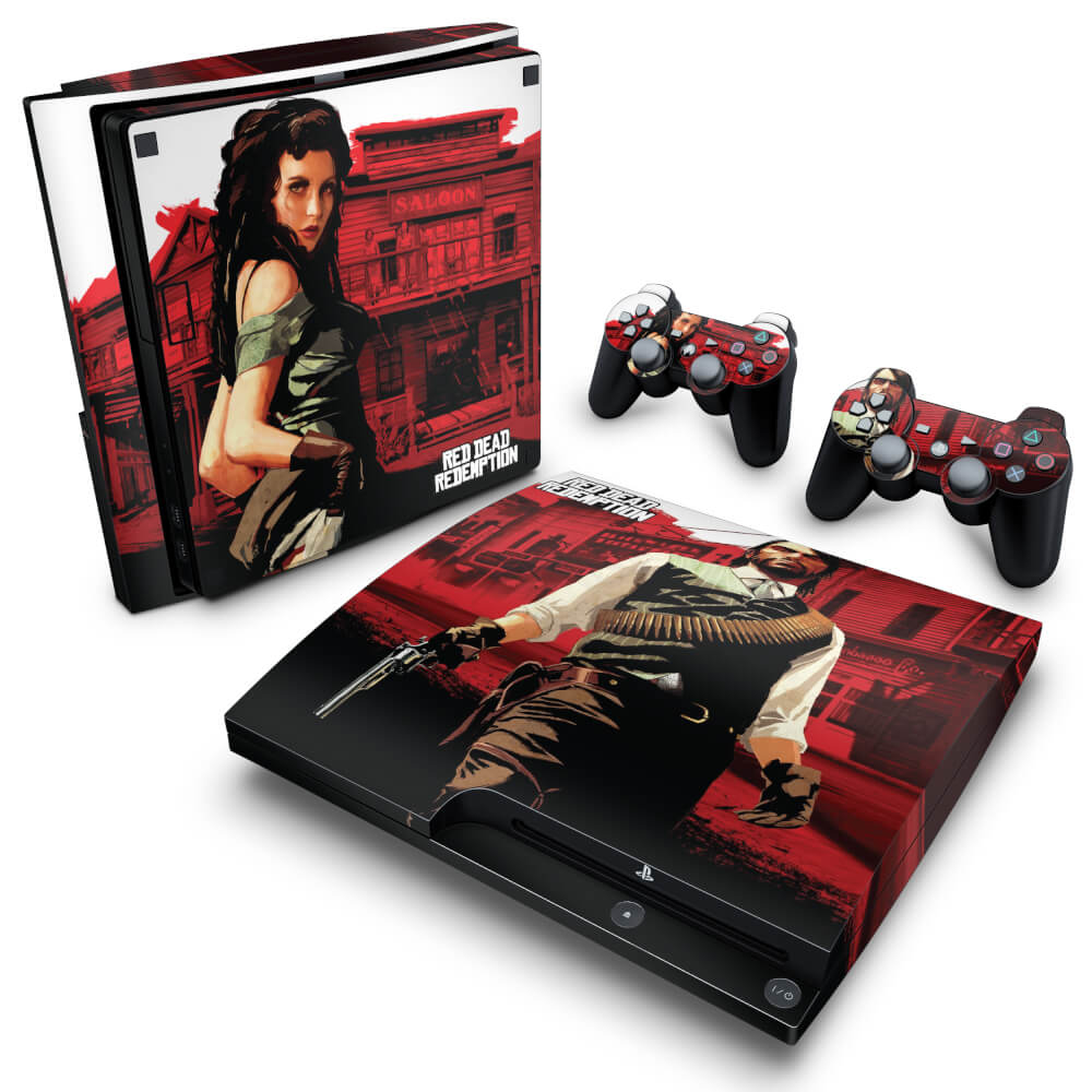 Skin Anti-Rage PS3 Slim - Red Dead Redemption