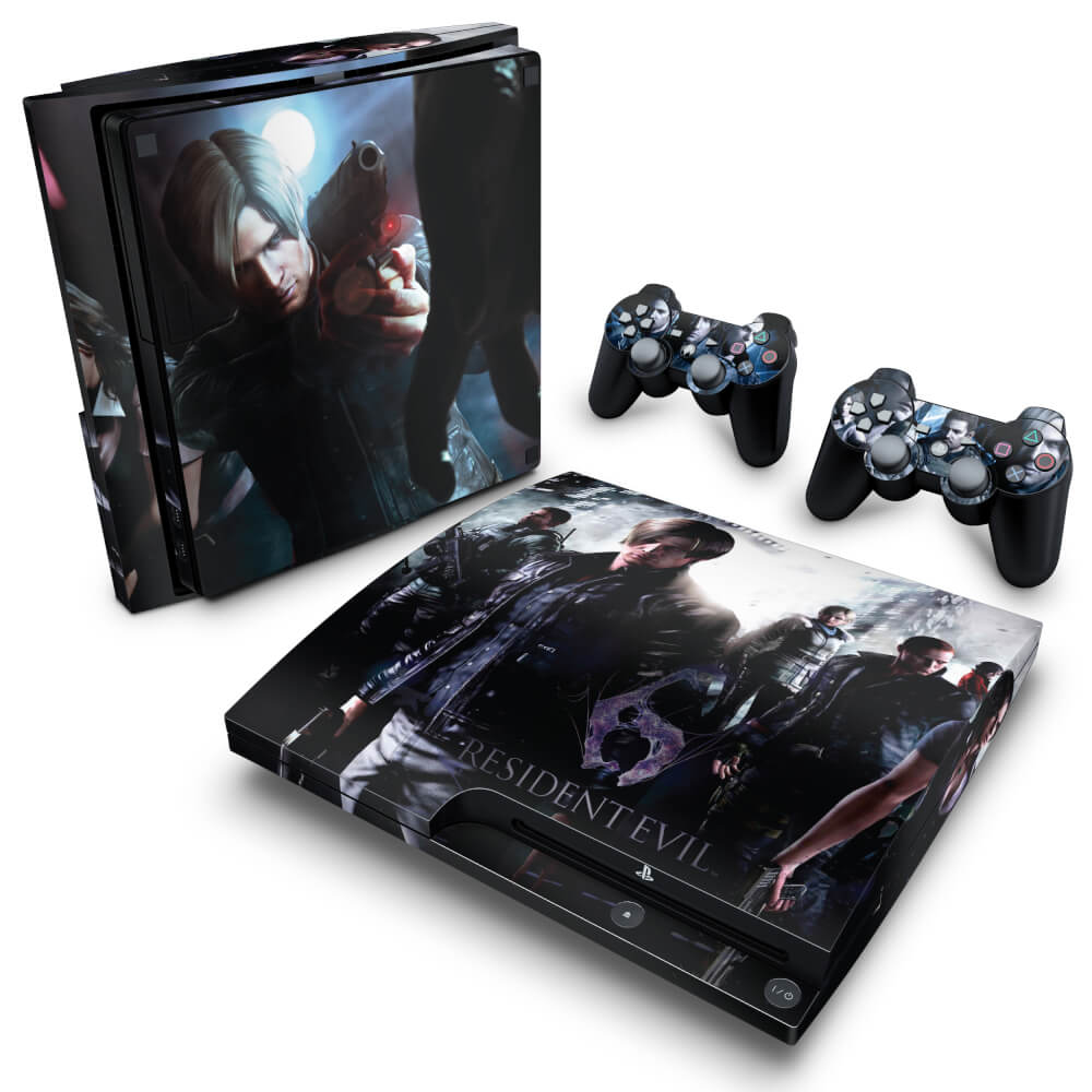 Skin Anti-Rage PS3 Slim - Resident Evil 6