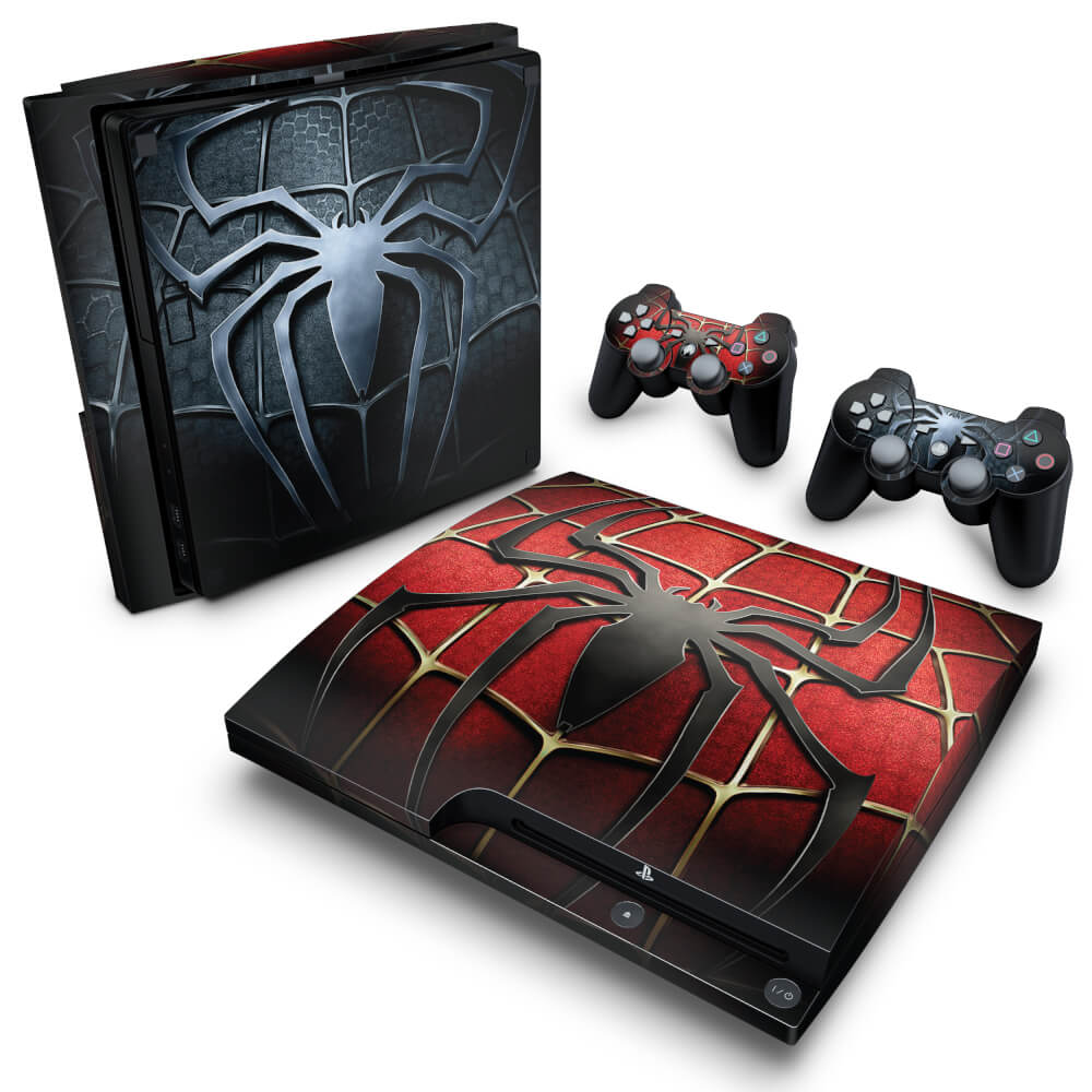 Skin Anti-Rage PS3 Slim - Spider Man - Homem Aranha