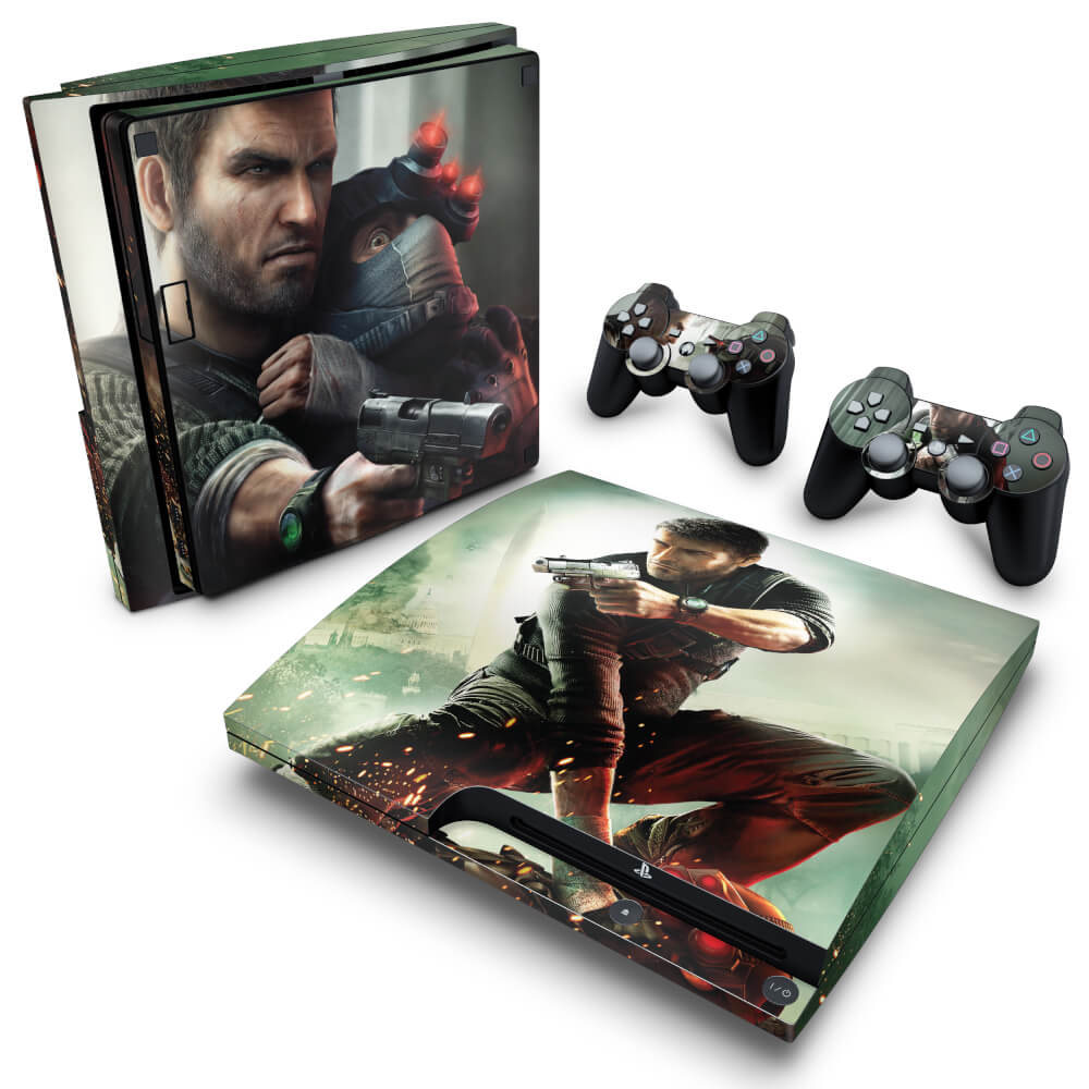 Skin Anti-Rage PS3 Slim - Splinter Cell Conviction
