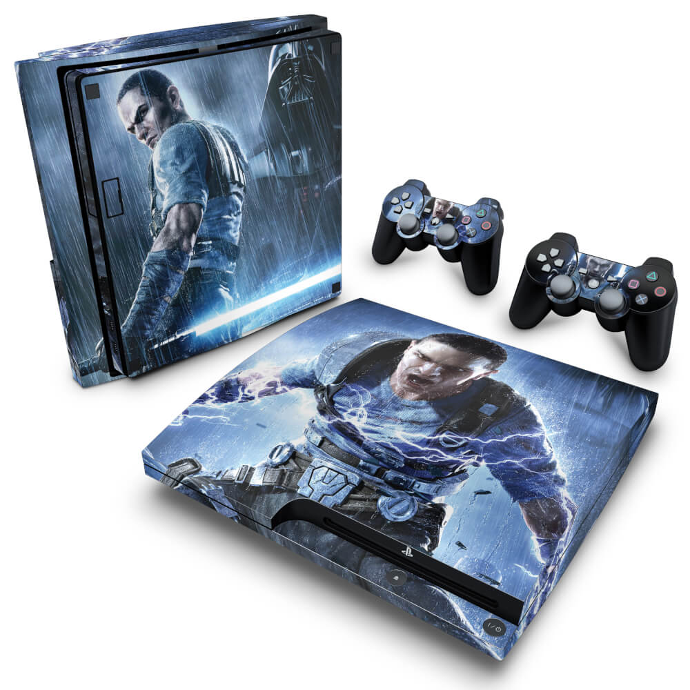 Skin Anti-Rage PS3 Slim - Star Wars The Force Unleashed