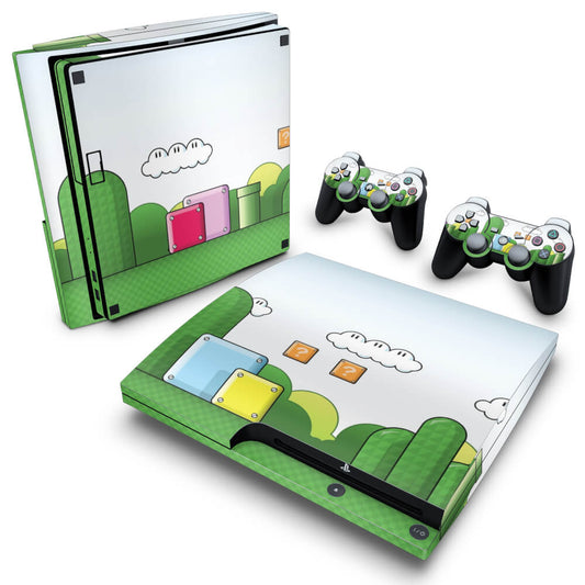 Skin Anti-Rage PS3 Slim - Super Mario Bros.