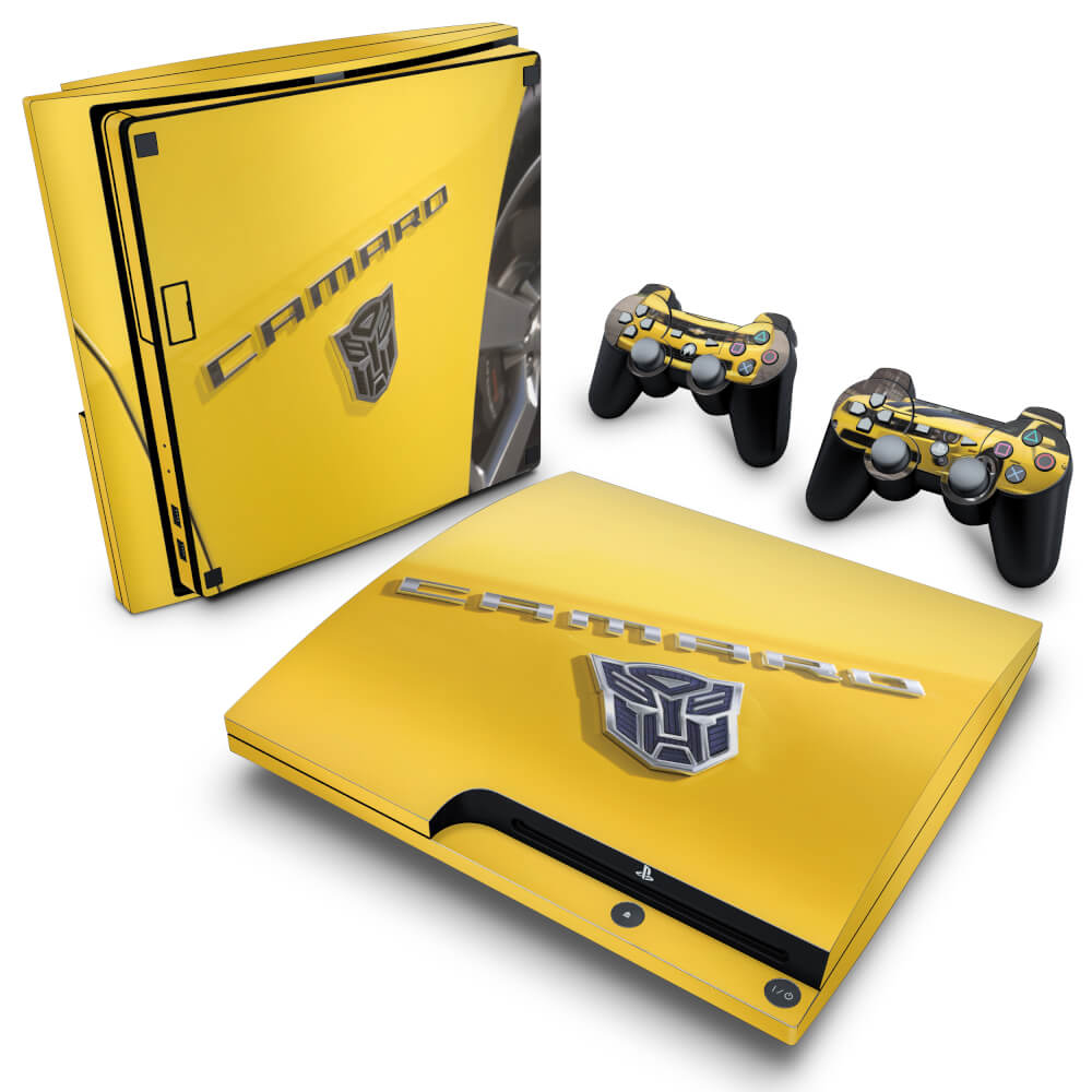 Skin Anti-Rage PS3 Slim - Transformers Camaro