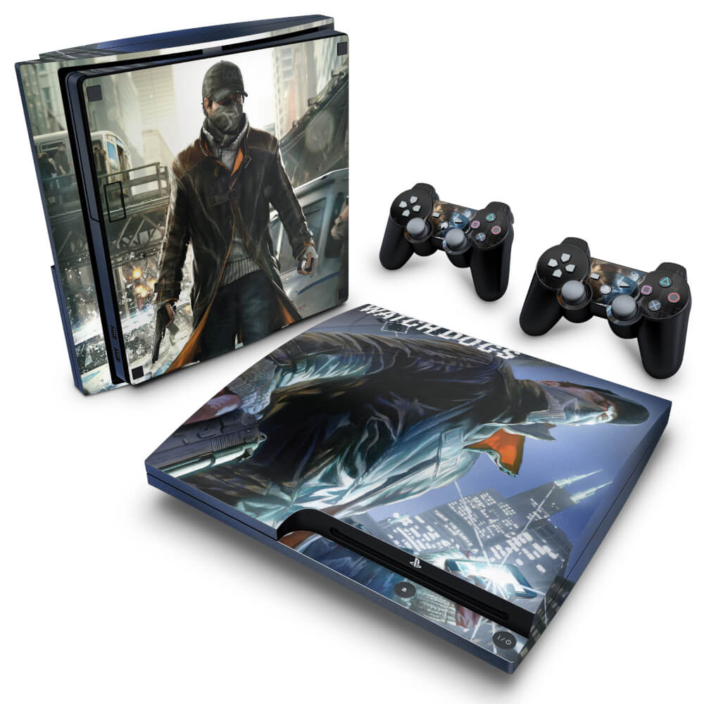 Skin Anti-Rage PS3 Slim - Watch Dogs
