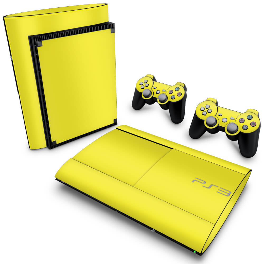 Skin Anti-Rage PS3 Super Slim - Amarelo