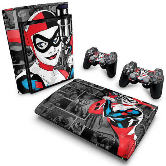 Skin Anti-Rage PS3 Super Slim - Arlequina Harley Quinn