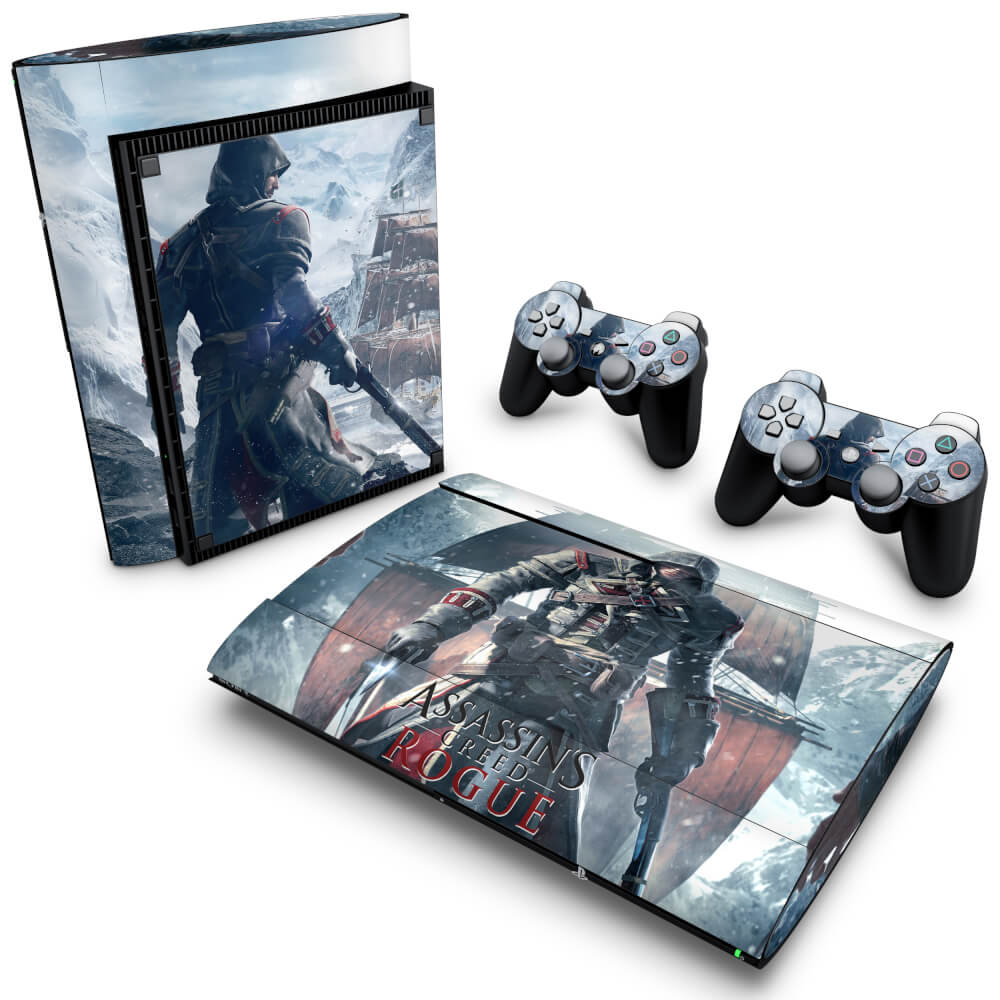 Skin Anti-Rage PS3 Super Slim - Assassins Creed Rogue