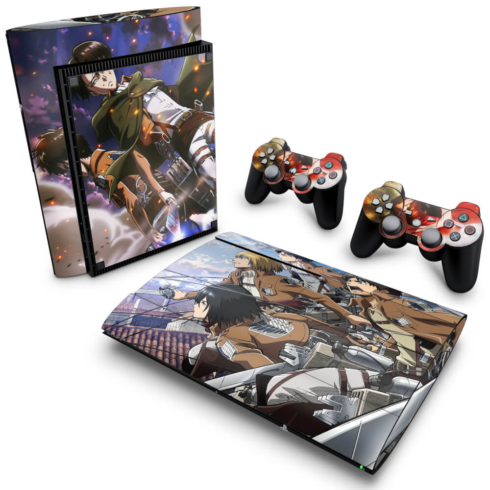 Skin Anti-Rage PS3 Super Slim - Attack on Titan #A