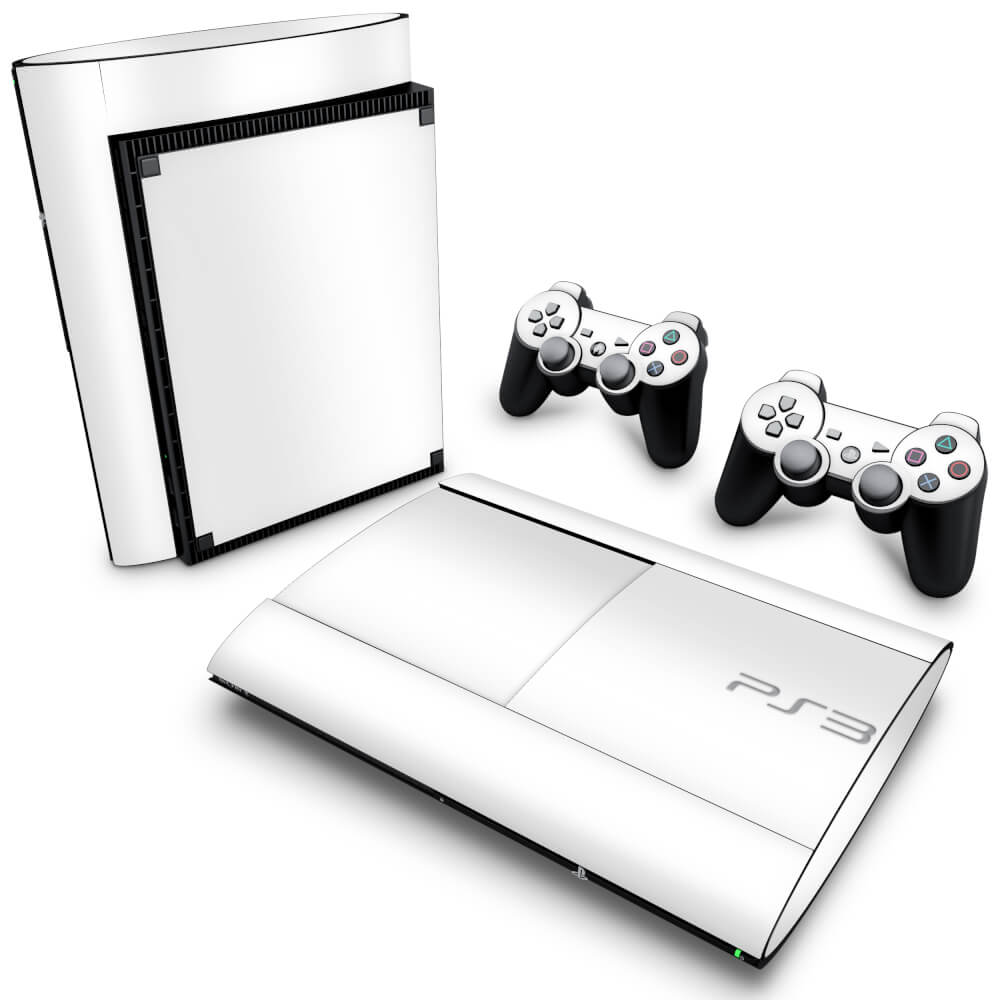 Skin Anti-Rage PS3 Super Slim - Branco