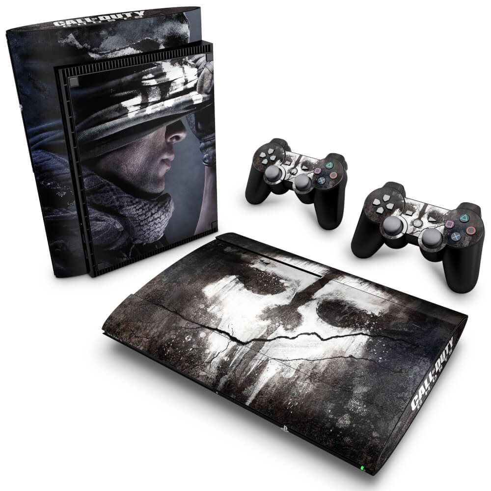 Skin Anti-Rage PS3 Super Slim - Call of Duty Ghosts