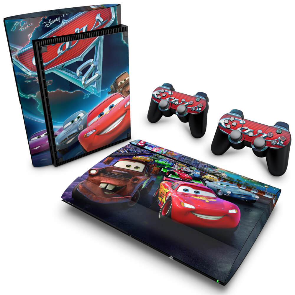 Skin Anti-Rage PS3 Super Slim - Carros