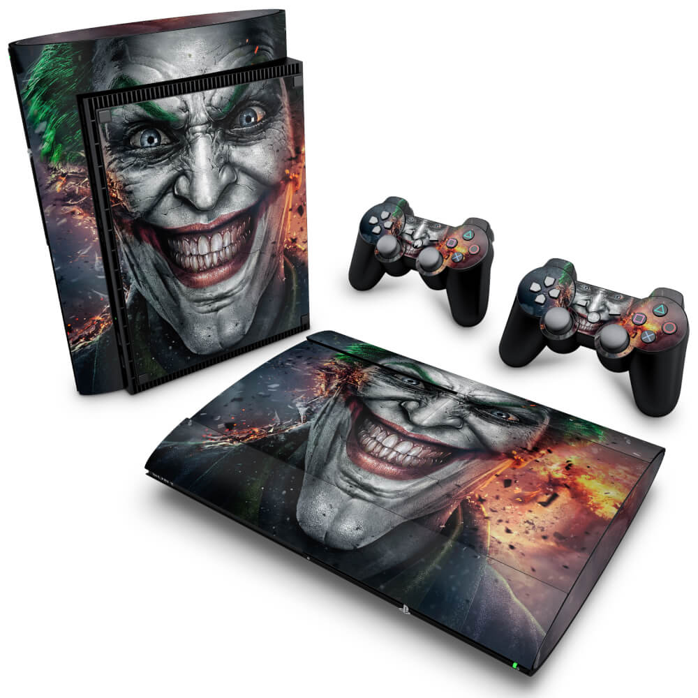 Skin Anti-Rage PS3 Super Slim - Coringa Joker #B