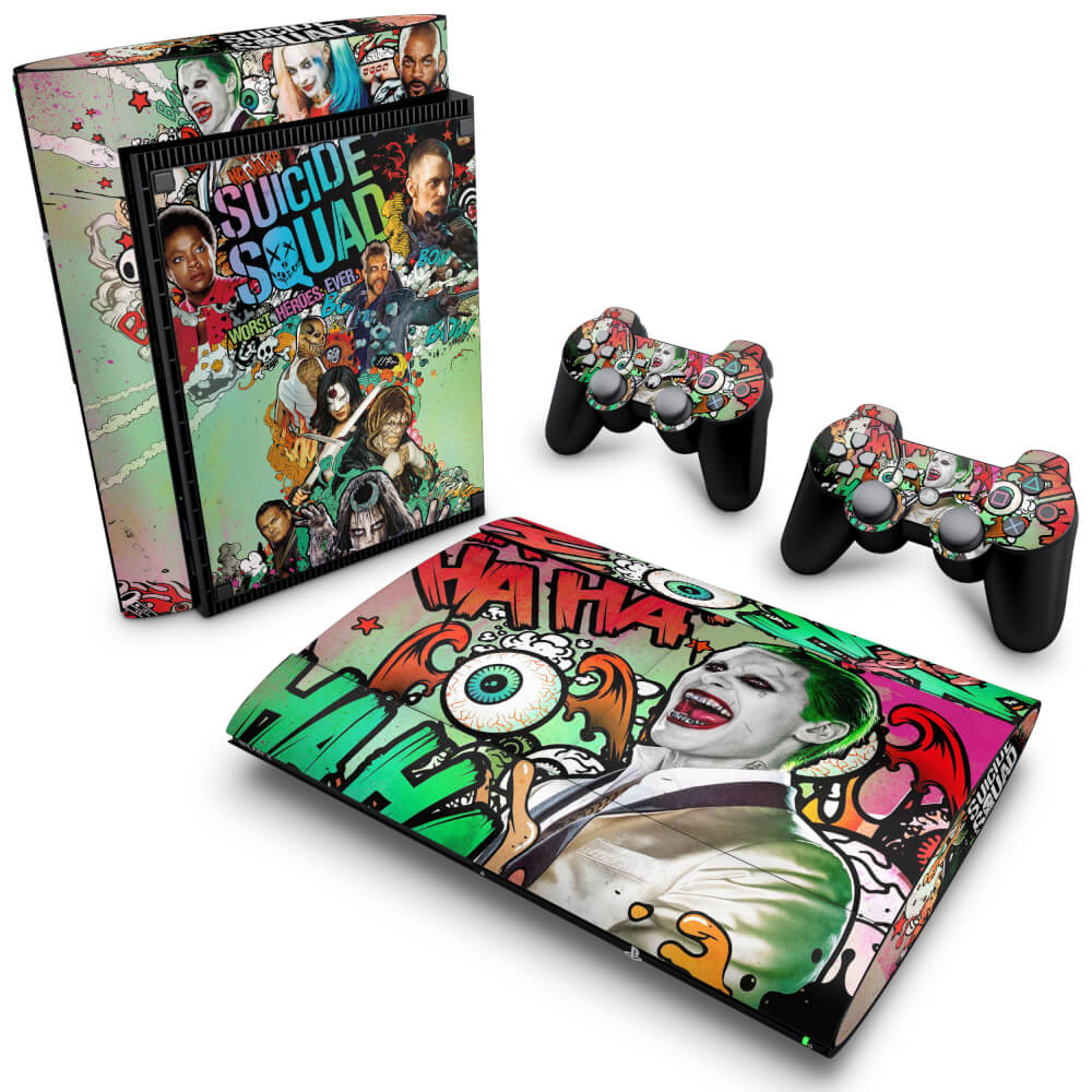 Skin Anti-Rage PS3 Super Slim - Esquadrão Suicida #B