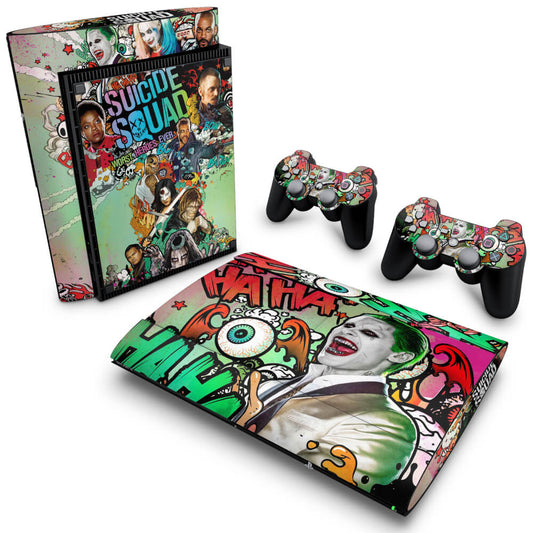 Skin Anti-Rage PS3 Super Slim - Esquadrão Suicida #B