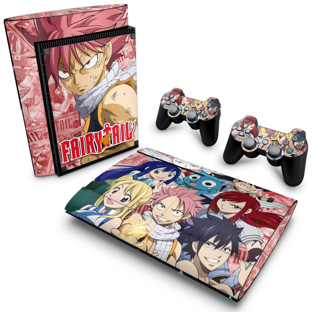 Skin Anti-Rage PS3 Super Slim - Fairy Tail