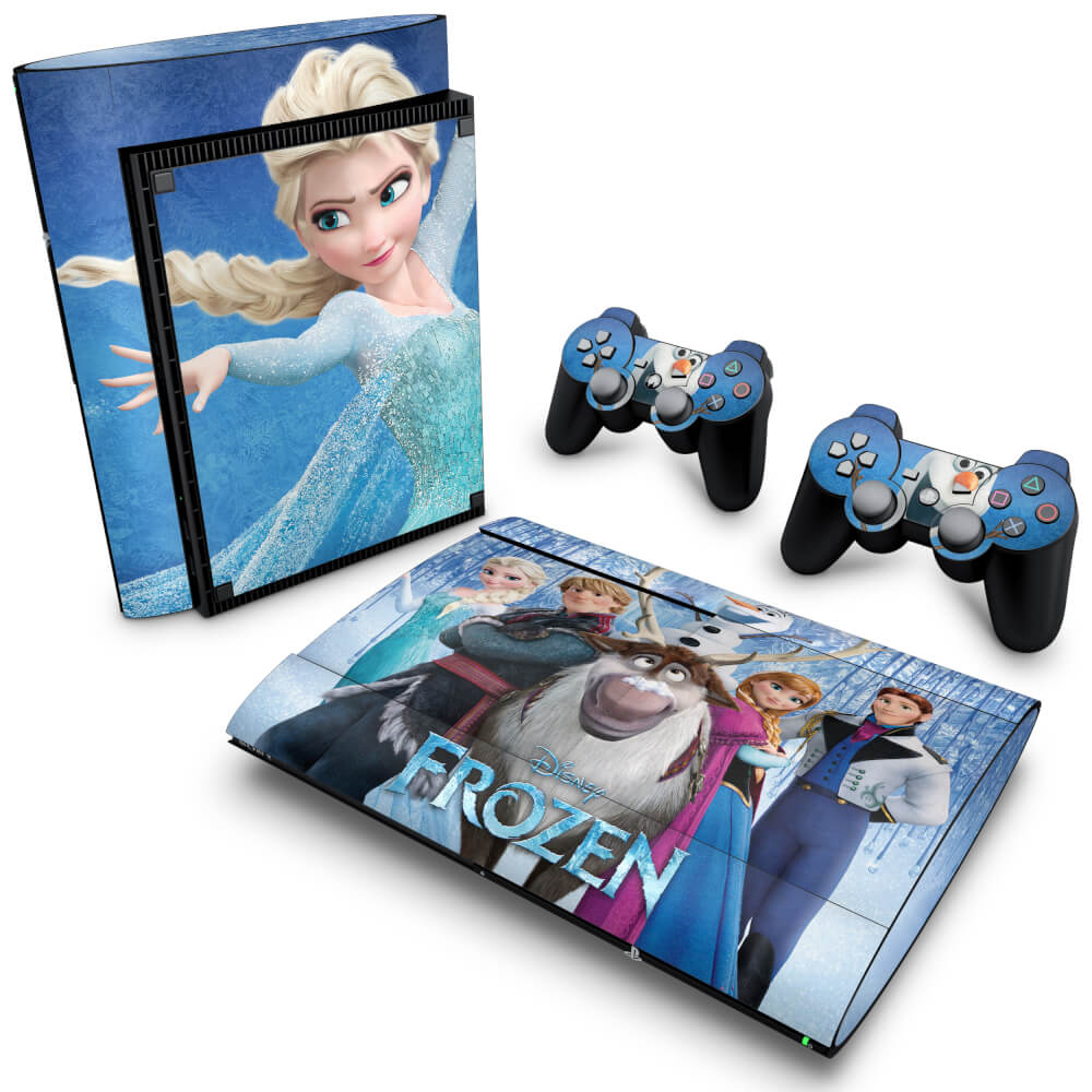 Skin Anti-Rage PS3 Super Slim - Frozen