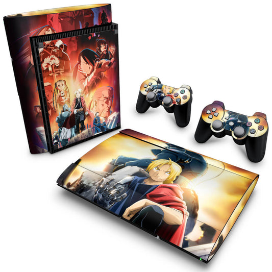 Skin Anti-Rage PS3 Super Slim - Fullmetal Alchemist: Brotherhood