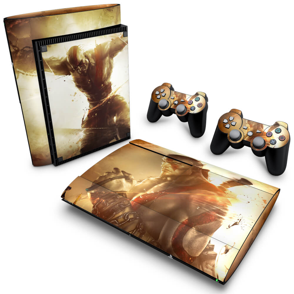 Skin Anti-Rage PS3 Super Slim - God of War Ascension