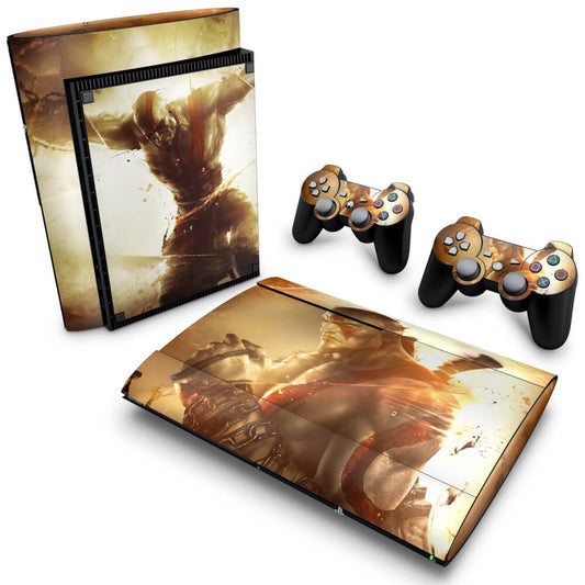 Skin Anti-Rage PS3 Super Slim - God of War Ascension
