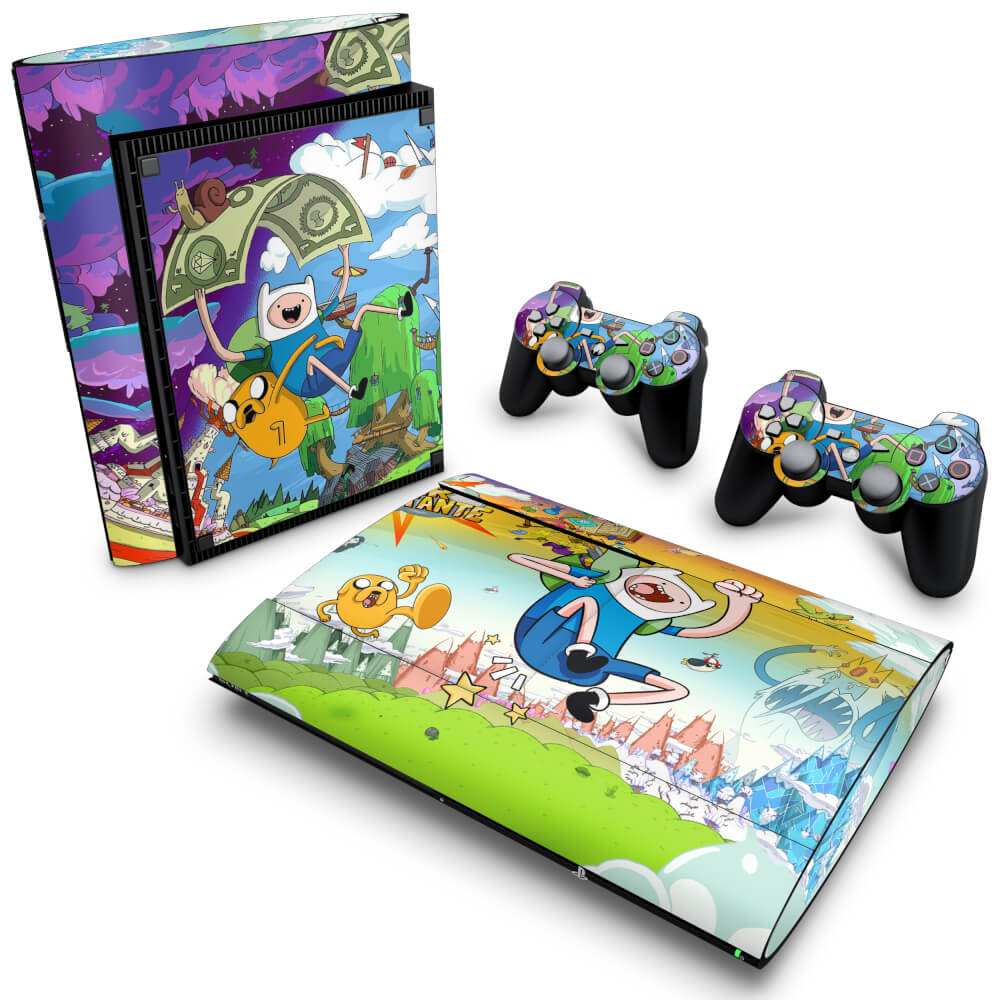 Skin Anti-Rage PS3 Super Slim - Hora de Aventura