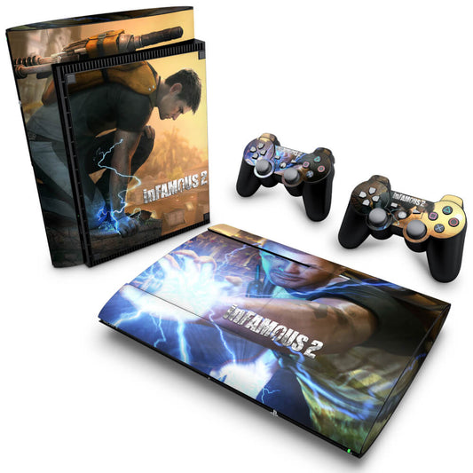 Skin Anti-Rage PS3 Super Slim - Infamous 2