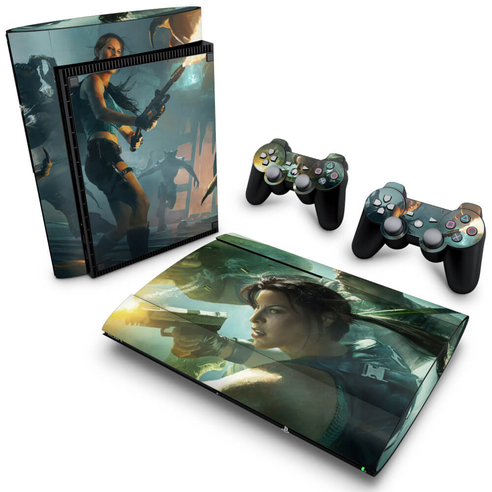 Skin Anti-Rage PS3 Super Slim - Lara Croft and the Guardian of Light