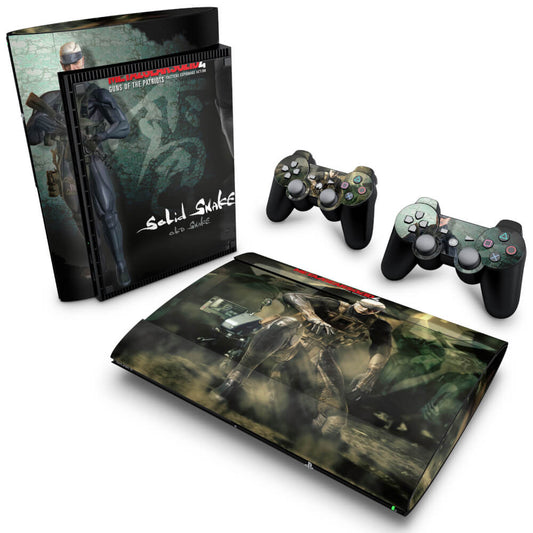 Skin Anti-Rage PS3 Super Slim - Metal Gear Solid 4