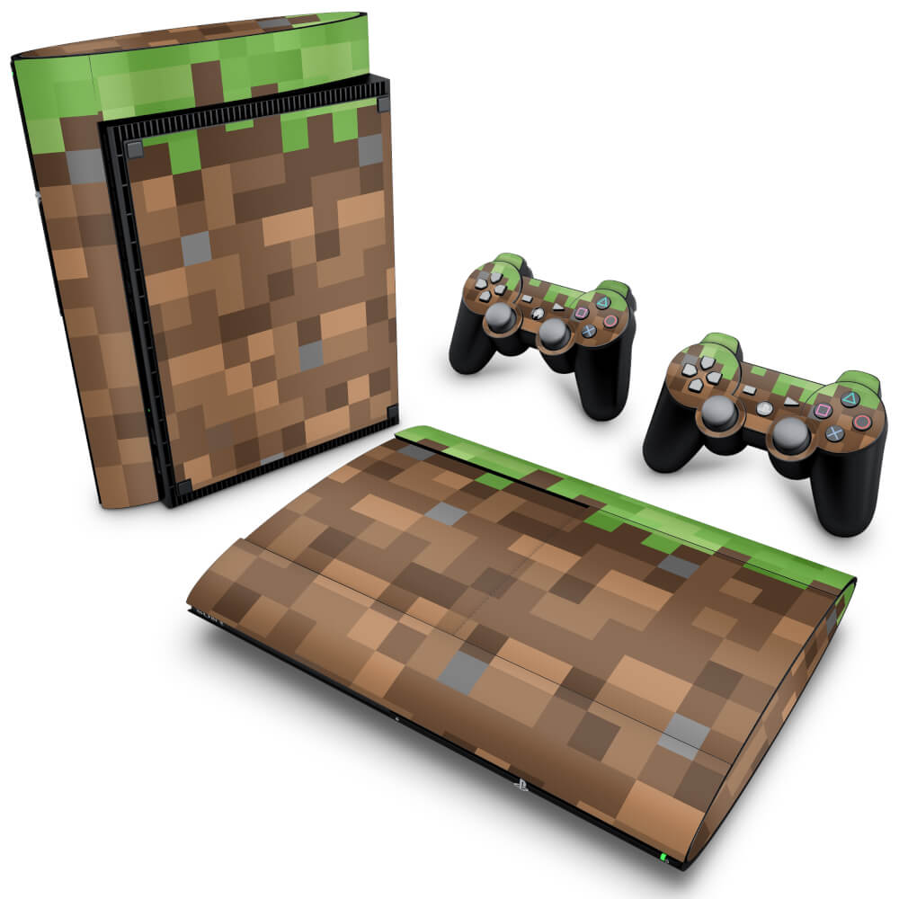 Skin Anti-Rage PS3 Super Slim - Minecraft