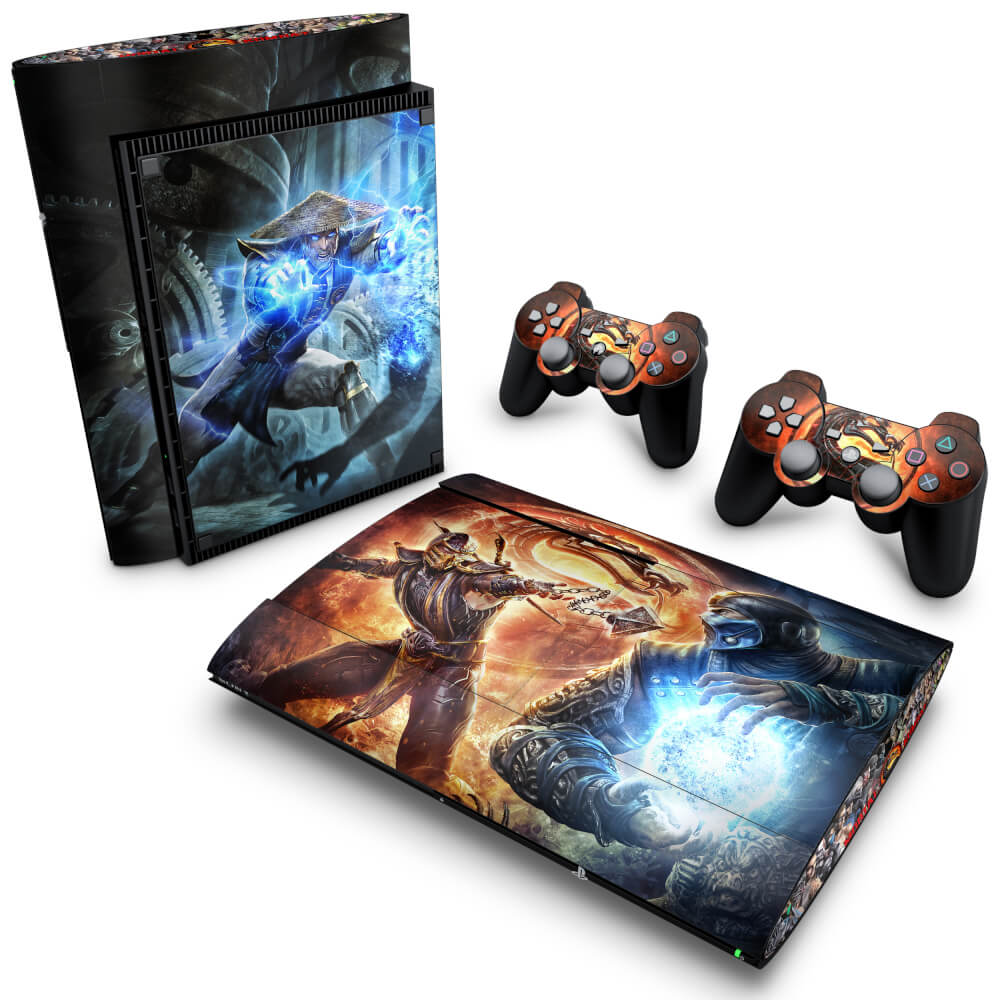 Skin Anti-Rage PS3 Super Slim - Mortal Kombat #B