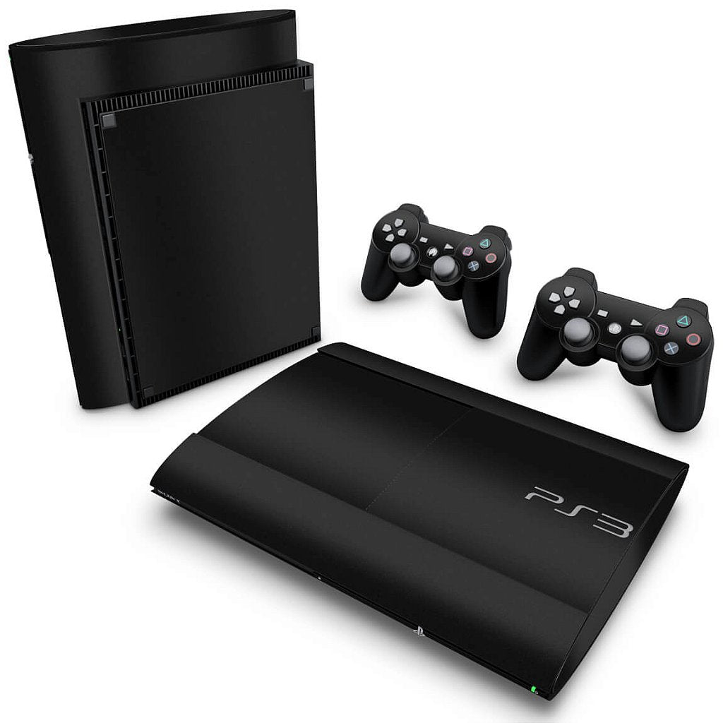 Skin Anti-Rage PS3 Super Slim - Preto Fosco Mate