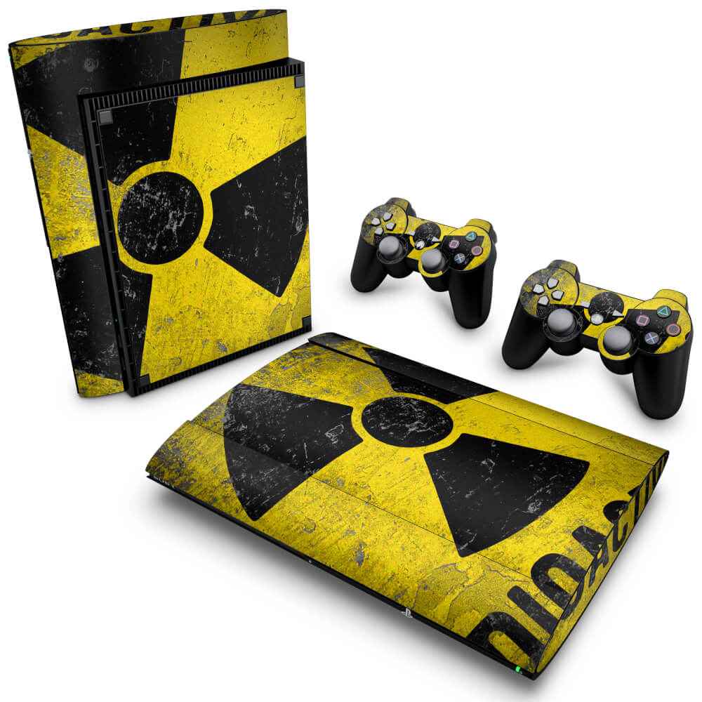 Skin Anti-Rage PS3 Super Slim - Radioativo