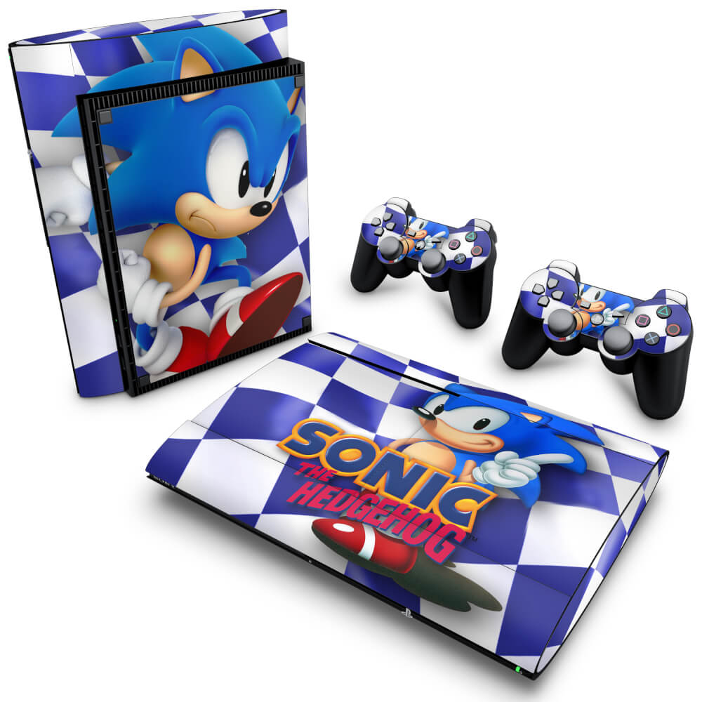 Skin Anti-Rage PS3 Super Slim - Sonic The Hedgehog