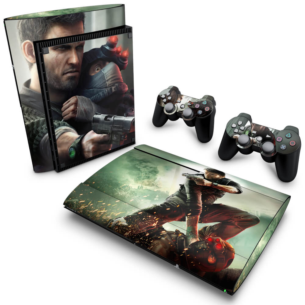 Skin Anti-Rage PS3 Super Slim - Splinter Cell Conviction