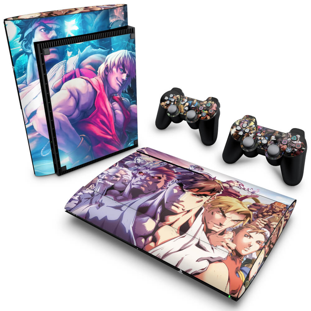 Skin Anti-Rage PS3 Super Slim - Street Fighter