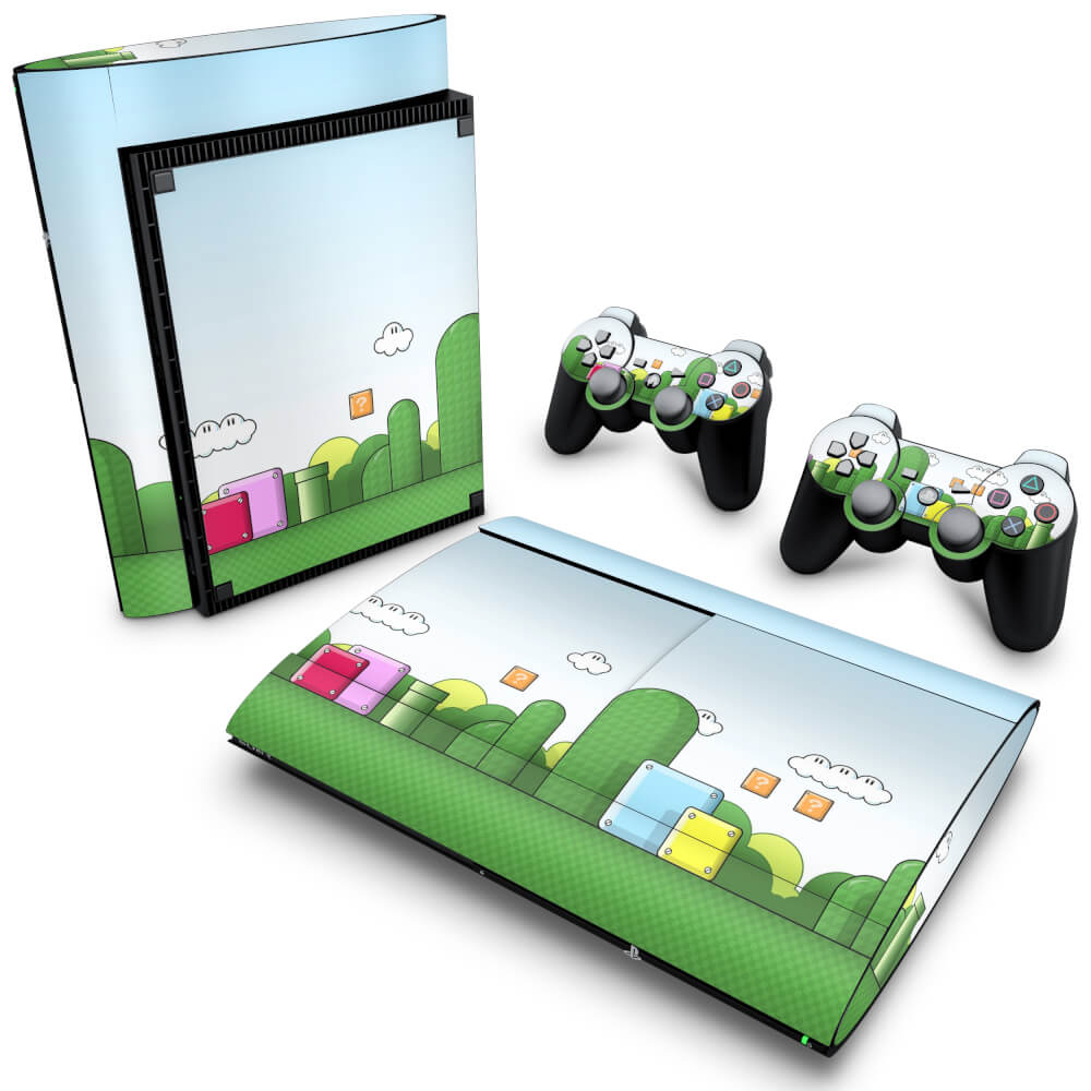 Skin Anti-Rage PS3 Super Slim - Super Mario Bros.