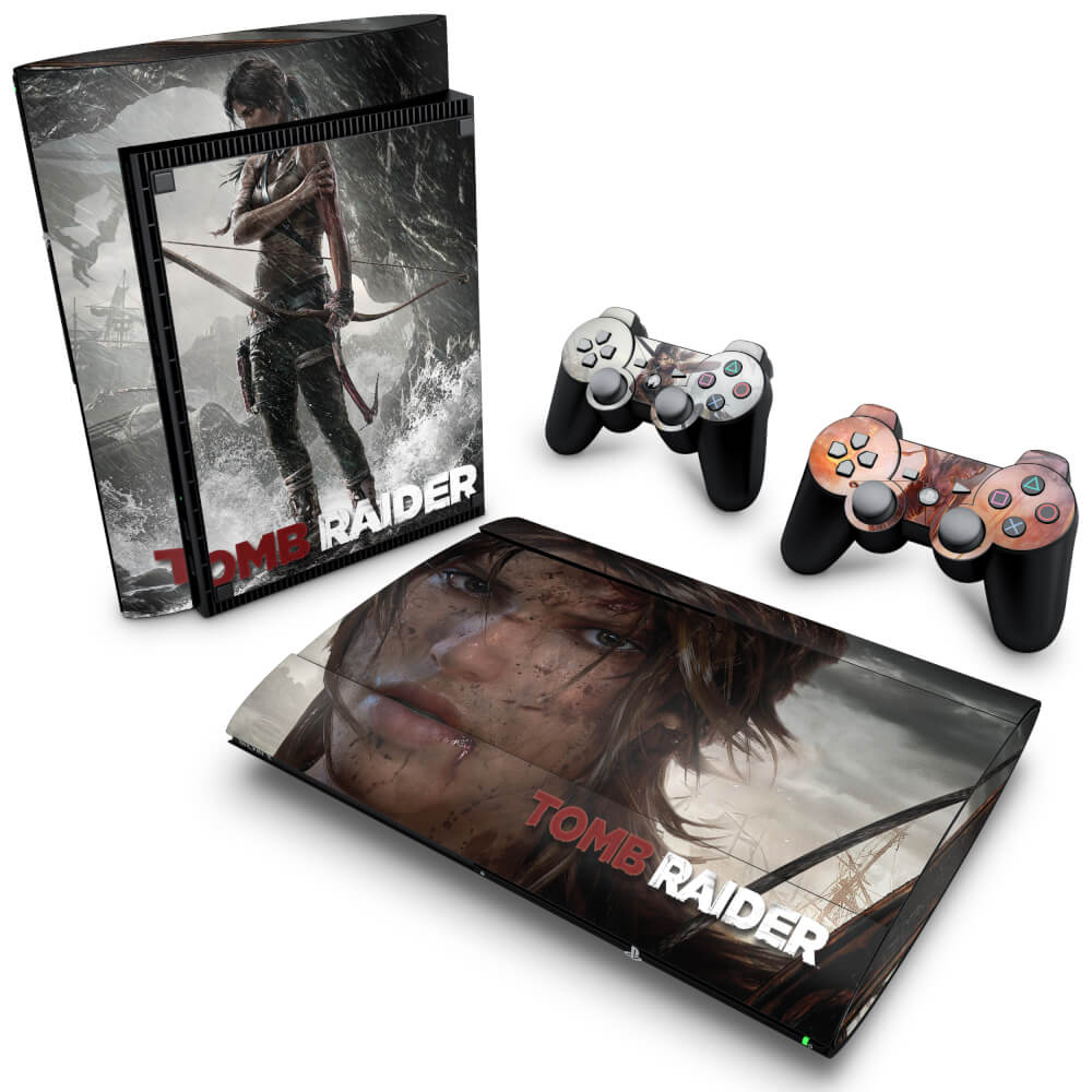 Skin Anti-Rage PS3 Super Slim - Tomb Raider