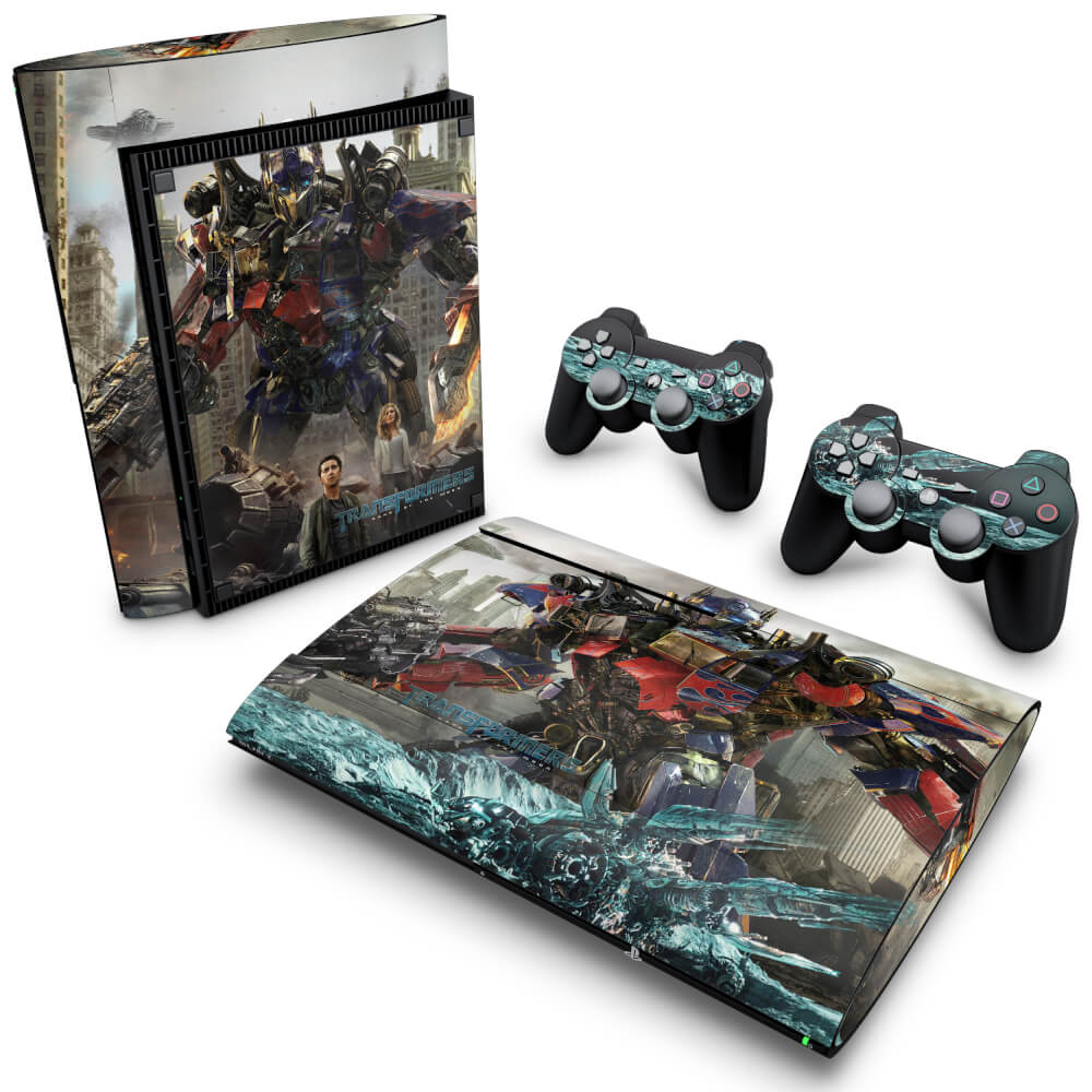 Skin Anti-Rage PS3 Super Slim - Transformers Dark of the Moon