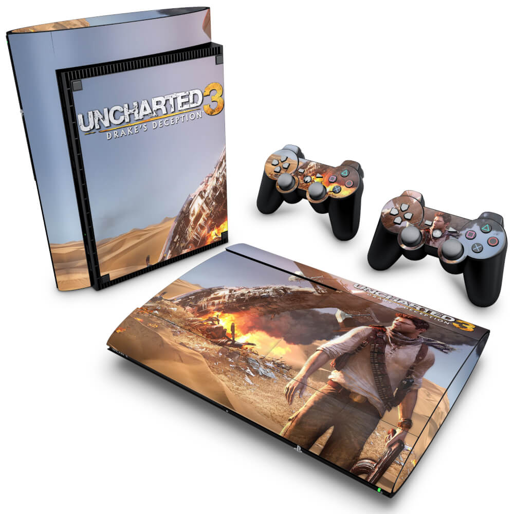 Skin Anti-Rage PS3 Super Slim - Uncharted 3
